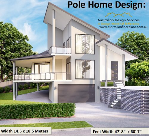 Pole Home House Plan 3 or 4 Bed:379 Pole